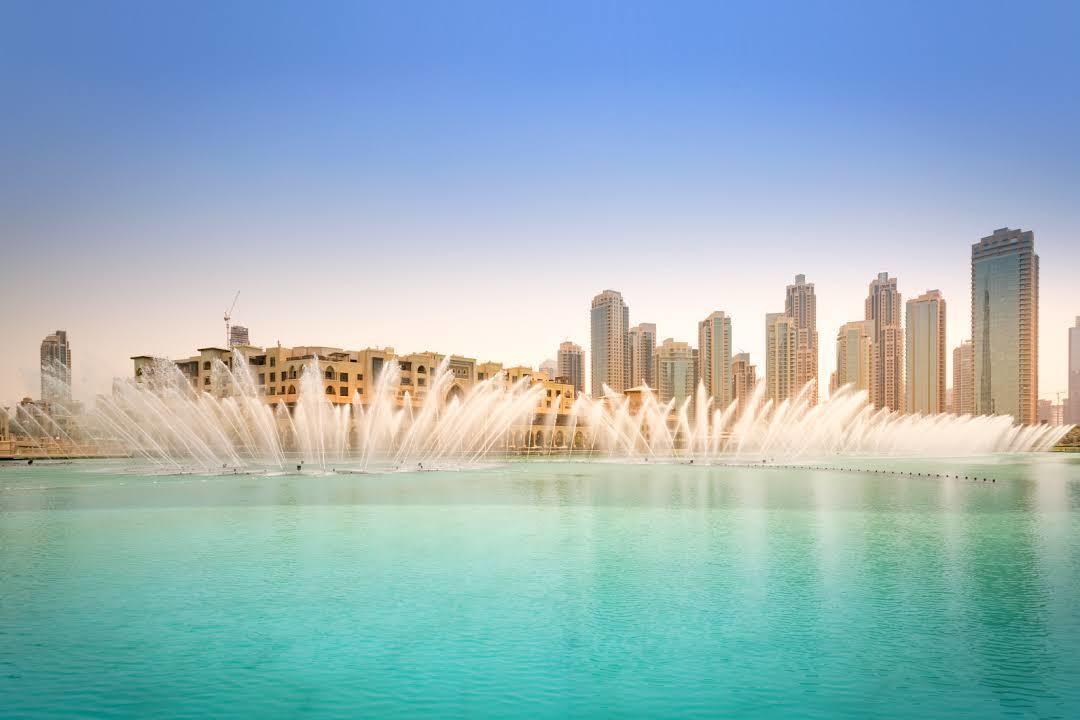 Fonteinen van Dubai